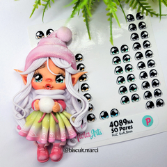 Olhos Resinados 4089na - Nivia Arts