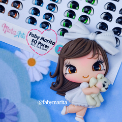 OLHOS RESINADOS FABY MARITA - Nivia Arts