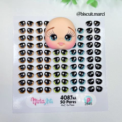 Olhos Resinados 4087NA na internet