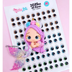 Olhos Resinados 2035na - Feltro e E.V.A na internet