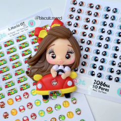 Apliques Resinados Super Mario 07 (APL) - Nivia Arts