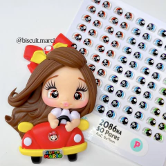 OLHOS RESINADOS 2086NA