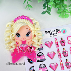 Apliques Resinado Barbie 06 APL - comprar online