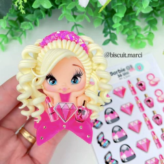 Apliques Resinado Barbie 06 APL na internet