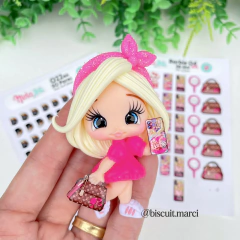 Imagem do Apliques Resinado Barbie 05 APL