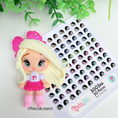 Apliques Resinados Barbie 04 - Nivia Arts