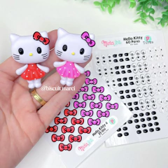 Apliques Resinado hello Kitty 4 (Lacinhos)