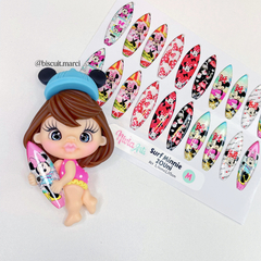Apliques Resinado Surf Minnie na internet