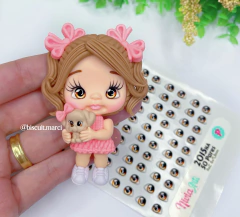 Olhos Resinados 2015na - Feltro e E.V.A - Nivia Arts