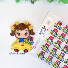 Apliques Resinado ABC 01 - comprar online