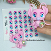 Olhos Resinados Angel "Stitch Rosa" - comprar online