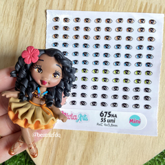 Olhos Resinados 675NA - Nivia Arts