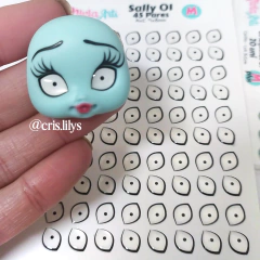 Olhos Resinados Sally