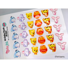 Apliques Resinado Ursinho Pooh 01 - comprar online