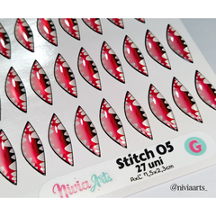 Boca Resinada Stitch 05 - Nivia Arts
