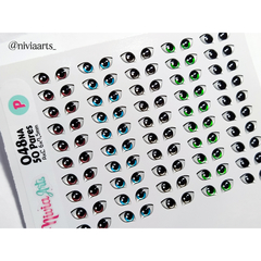 Olhos Resinados 048NA - comprar online
