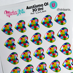 Apliques Resinados Autismo 01