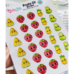 Apliques Resinados Frutinhas 01 - comprar online