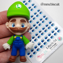 Olhos Resinados Super Mario