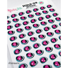 Olhos Resinados Stitch 09 (Apaixonado) na internet