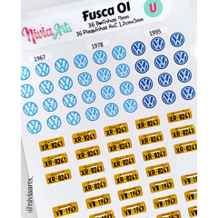 Apliques Resinado Fusca 01