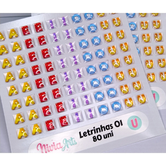 Apliques Resinado Letrinhas 01 - comprar online