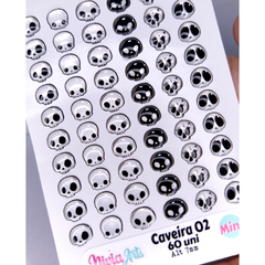 Apliques Resinados Caveira 02 - comprar online