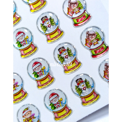 Apliques Resinado Natal 11 - Nivia Arts