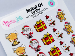 Apliques Resinado Natal 01 - comprar online