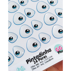 OLHOS RESINADOS PINTADINHA ESPECIAL