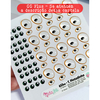 OLHOS RESINADOS 653na - T.PINTADINHA