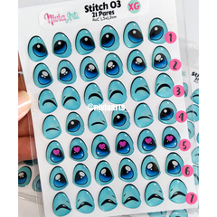 Olhos Resinados Stitch 03