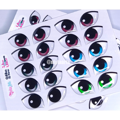 Olhos Resinados 048na - Feltro e E.V.A - comprar online