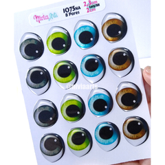 Olhos Resinados 1075na - Feltro e E.V.A - comprar online
