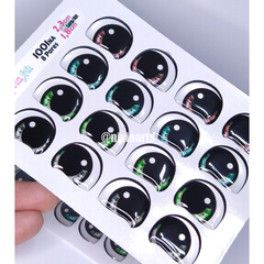 Olhos Resinados 1001na - Feltro e E.V.A - comprar online