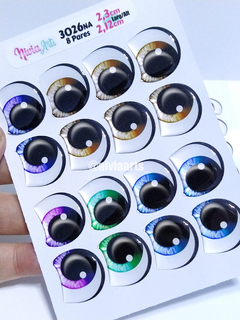 Olhos Resinados 3026na - Feltro e E.V.A - comprar online