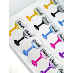 Apliques Resinados Taças 01 - Nivia Arts
