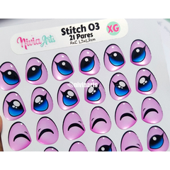 Olhos Resinados Stitch 03