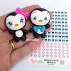 Olhos Resinados Cinnamoroll 01 (Hello Kitty)