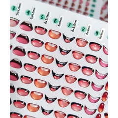 Apliques Resinado Boca 06 - comprar online