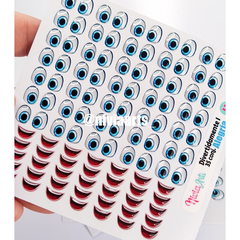 Olhos Resinados Divertidamente 1 - ALEGRIA - Nivia Arts