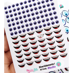 Olhos Resinados Divertidamente 1 - MEDO na internet