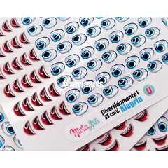Olhos Resinados Divertidamente 1 - ALEGRIA na internet