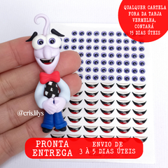 Olhos Resinados MEDO (PRONTA ENTREGA)