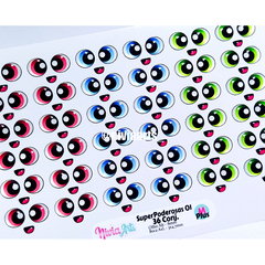 Olhos Resinados Super Poderosas 01