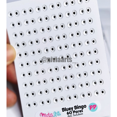 Olhos Resinados Bluey Bingo na internet