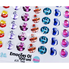 Apliques Resinados Emoções 01 - Nivia Arts