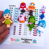 Olhos Resinados Divertidamente 1 - Micro (Molde Arte da Cris)