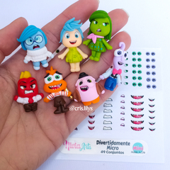 Olhos Resinados Divertidamente 1 - Micro (Molde Arte da Cris) - comprar online