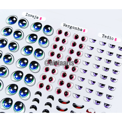 Olhos Resinados Divertidamente 2 (Moldes da Arte da Cris e da Kaká Artes) - Nivia Arts